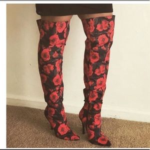 Exclusive thigh high boots🌹Rose to the Top