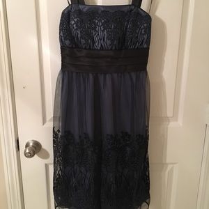 Dark blue evening/cocktail dress
