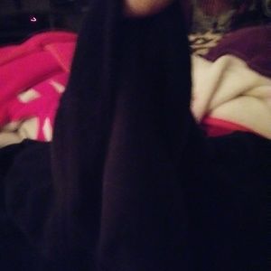 Black Mickey zippered hooded bath robe