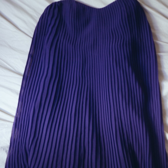 French connection strapless, pleated mini dress - Picture 1 of 3