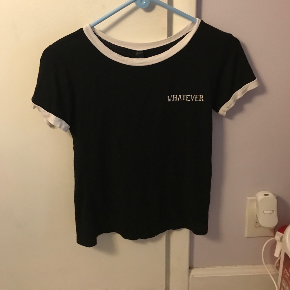 Black whatever tee