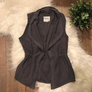 Grey Sleeveless Coverup