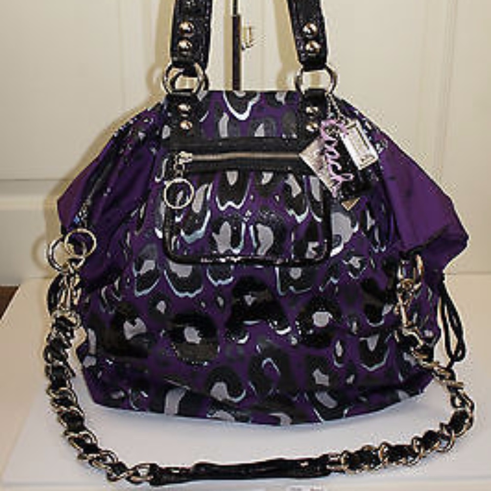 RARE XL Coach Poppy Spotlight Tote