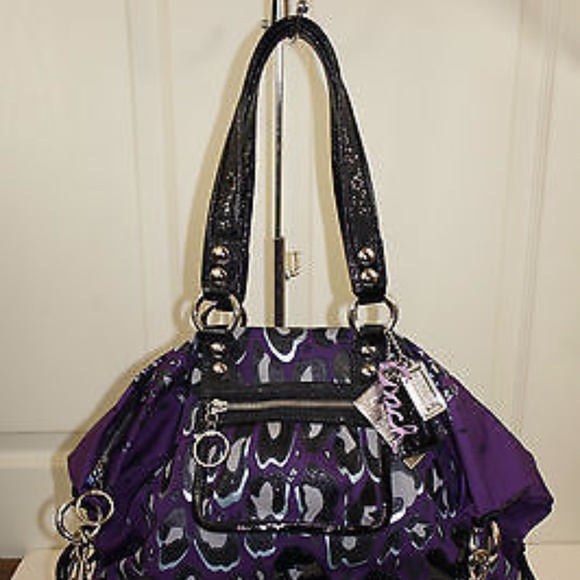 RARE XL Coach Poppy Spotlight Tote - Picture 2 of 2