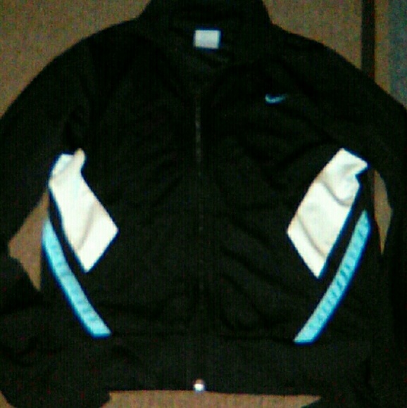 Nike Tops - Nike Black Blue Medium