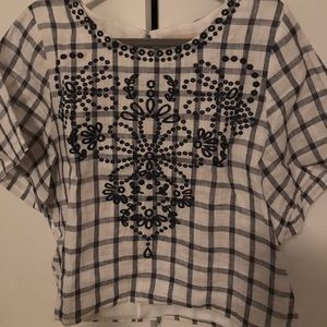 Anthropologie Cropped T-shirt