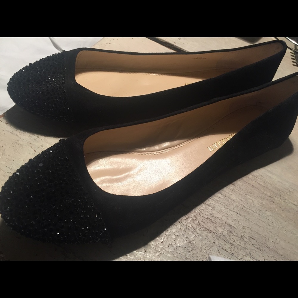 Enzo Angiolini NEW black suede ballet flats