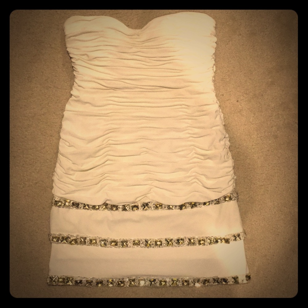 Basix white tube dress