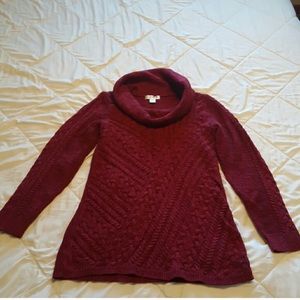 Motherhood maternity cowl neck sweater
