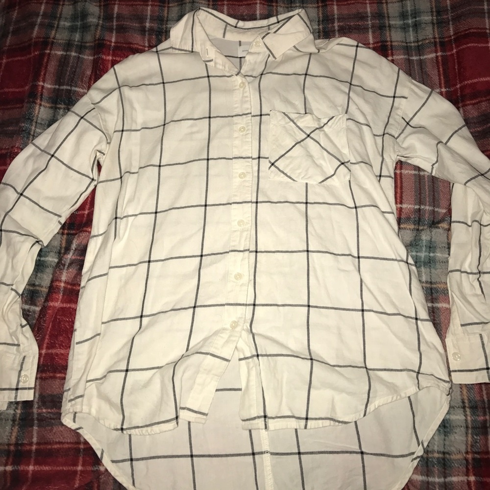 Old Navy Boyfriend Flannel- Size Small