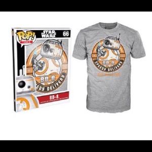 Star Wars Funko Pop BB-8  tee shirt New