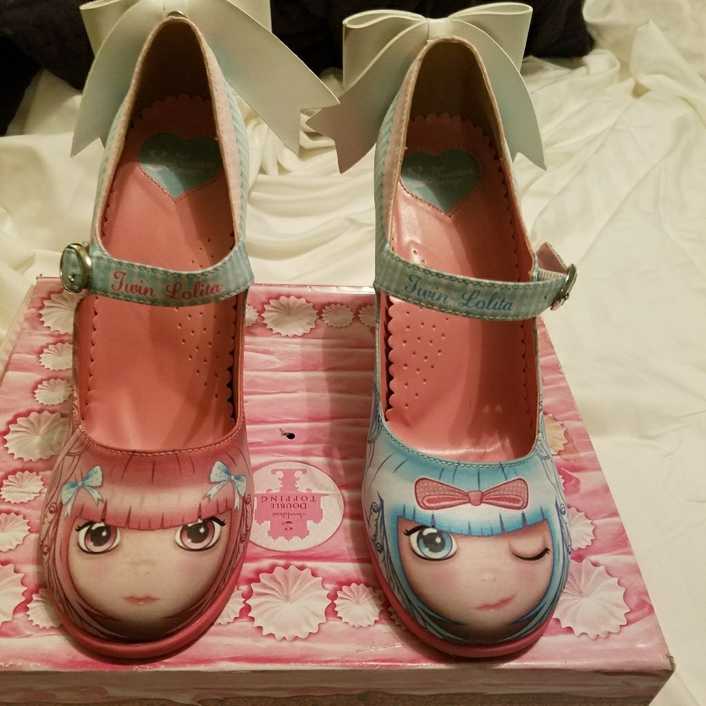 Hot Chocolate Lolita anime cosplay heels