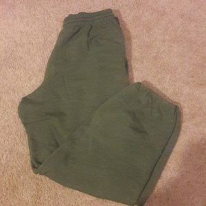 Olive Green Jogger Sweats
