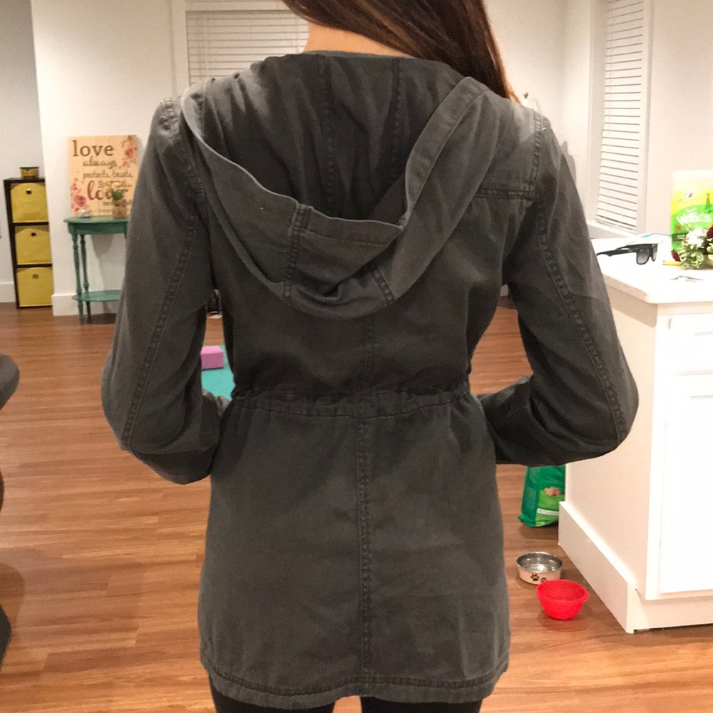 Dark Grey Combat Jacket - image 2