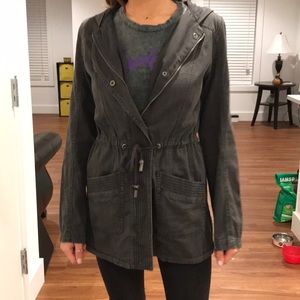 Dark Grey Combat Jacket