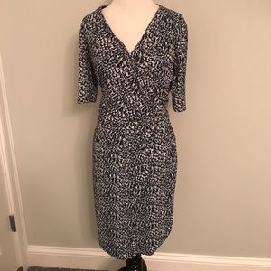 Ann Taylor Medium Wrap Dress EUC