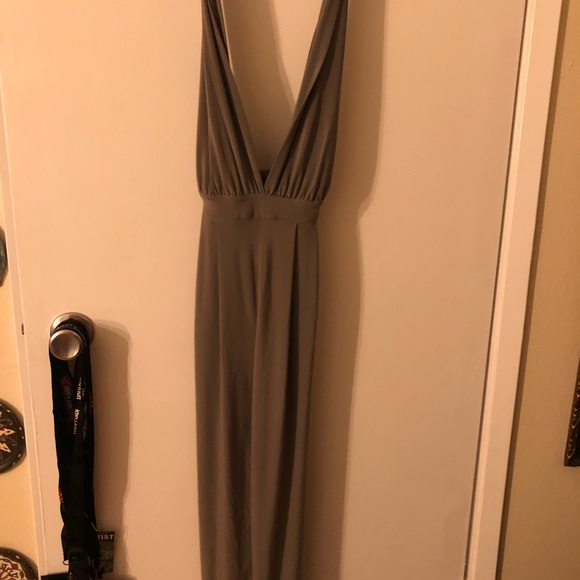 Deep V - open back jumpsuit - Picture 1 of 2