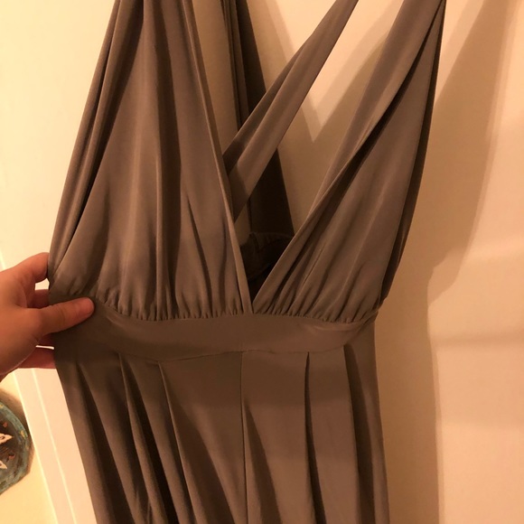Deep V - open back jumpsuit - Picture 2 of 2