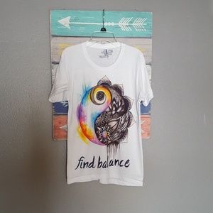 《Electro Threads》Find Balance Ying Yang Tee