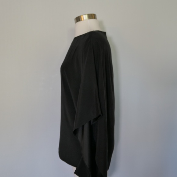 Helmet Lang Asymmetrical Rogue Silk Blouse - Picture 3 of 8