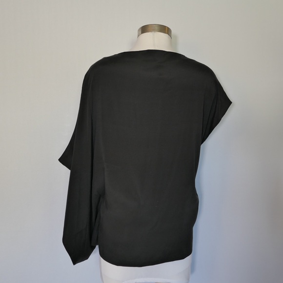 Helmet Lang Asymmetrical Rogue Silk Blouse - Picture 4 of 8
