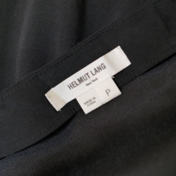 Helmet Lang Asymmetrical Rogue Silk Blouse - Picture 6 of 8