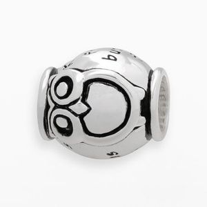Sterling SIlver Charm Wisdom Owl