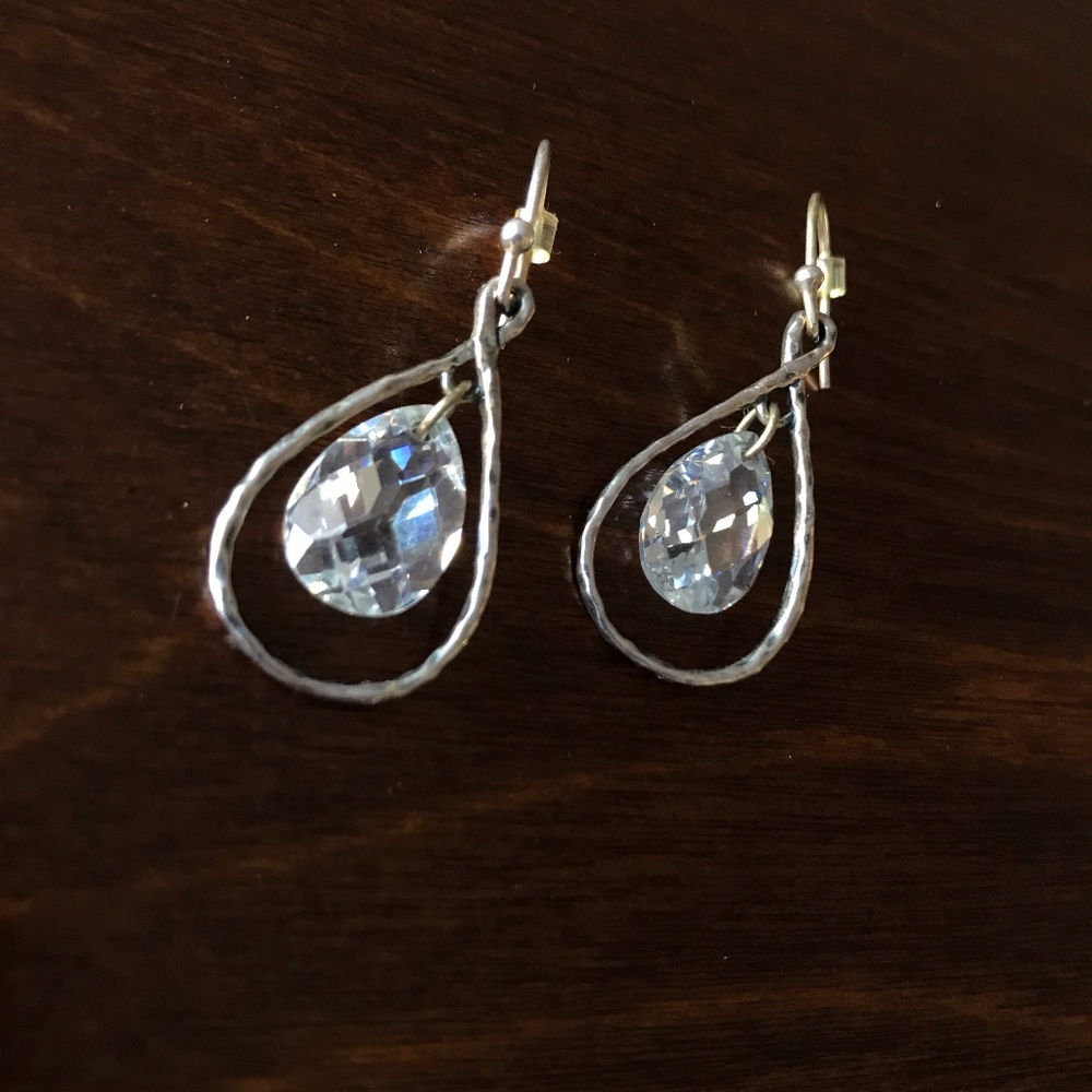 Silpada Crystal Drop Earrings