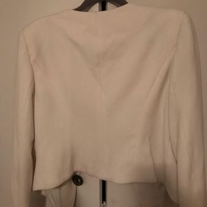 White Cropped Jacket