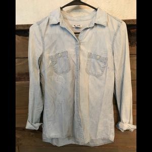 Button up light blue