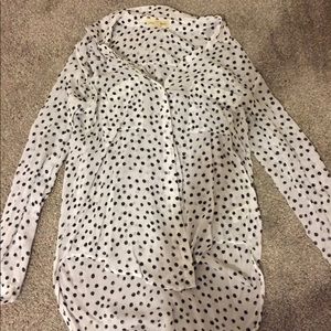 Long-sleeve button down shirt