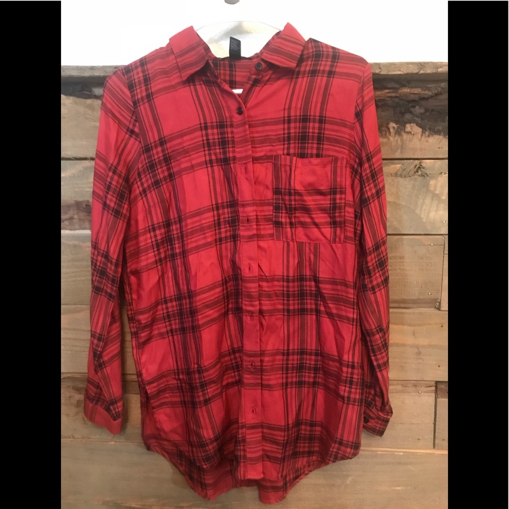 Plaid button up