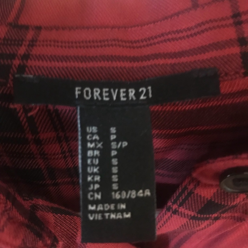 Plaid button up - Picture 2 of 3