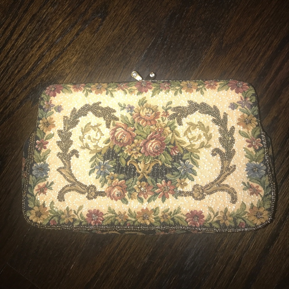 Vintage beaded clutch