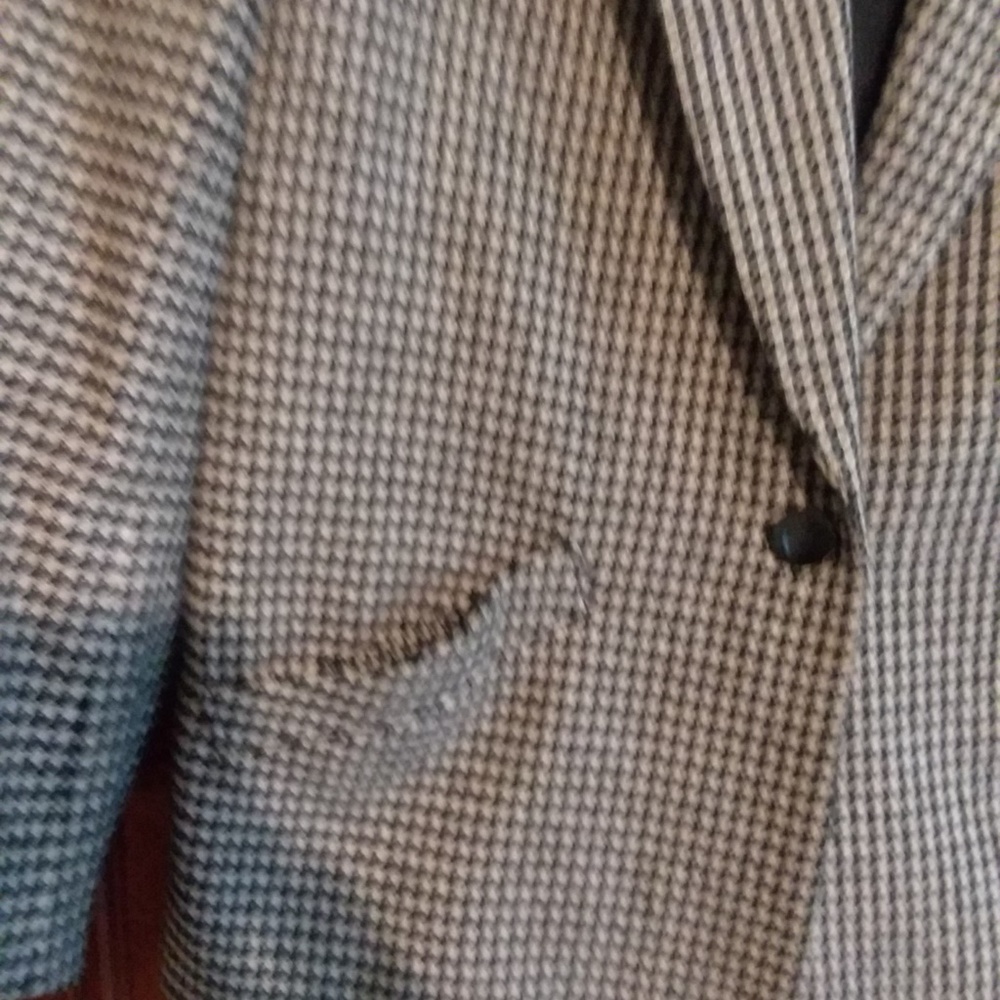 Picket and Post Women's Houndstooth Blazer Size 12 - Picture 2 of 4