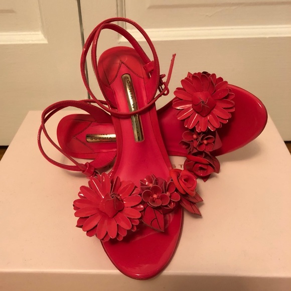 Sophia Webster Shoes - Sophia Webster Lilico Pink Floral Heels