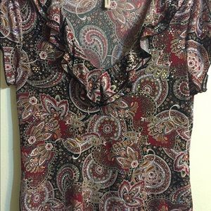 Susan Lawrence Blouse with rhinestones