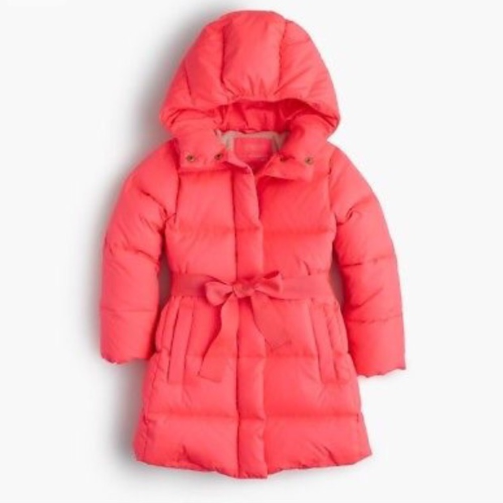 J. Crew tie-waist puffer jacket - Best Seller!