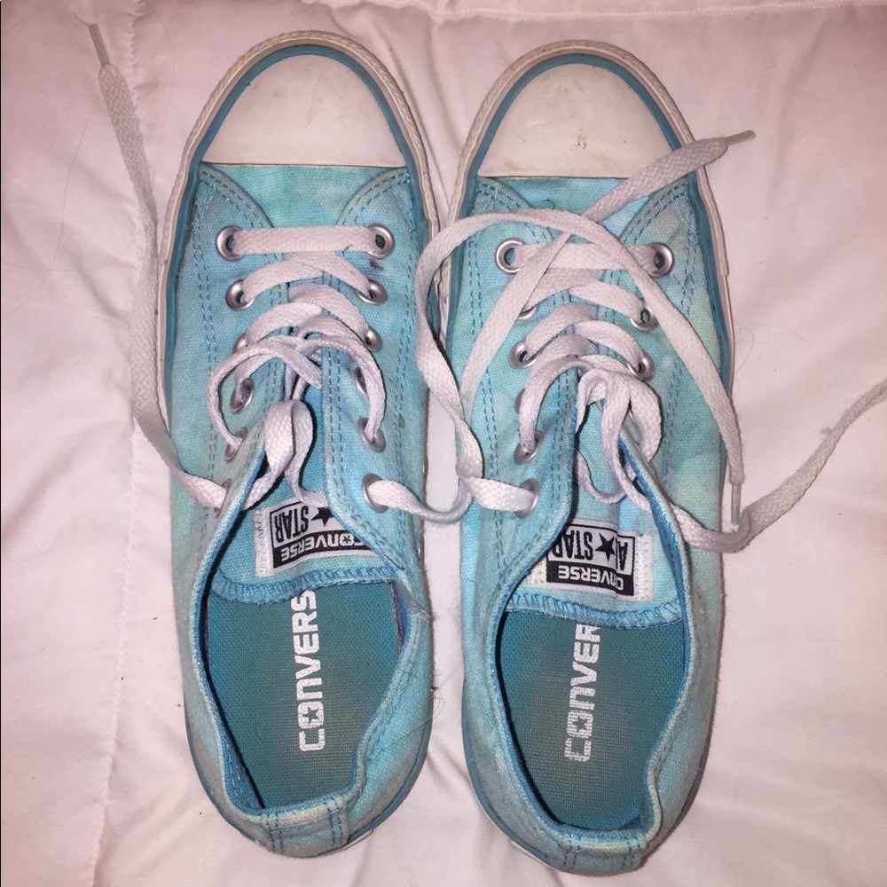 Light Blue Tie-dye Converse