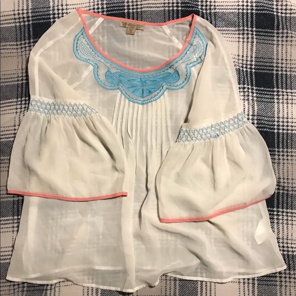 Nine West Vintage America Collection Blouse Size M
