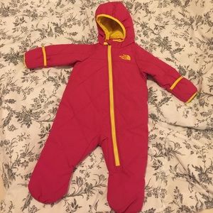 North Face Baby Girl Snow Suit
