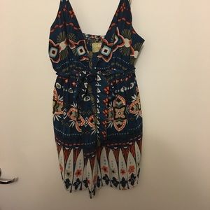 Postella Anthropologie silk tunic top