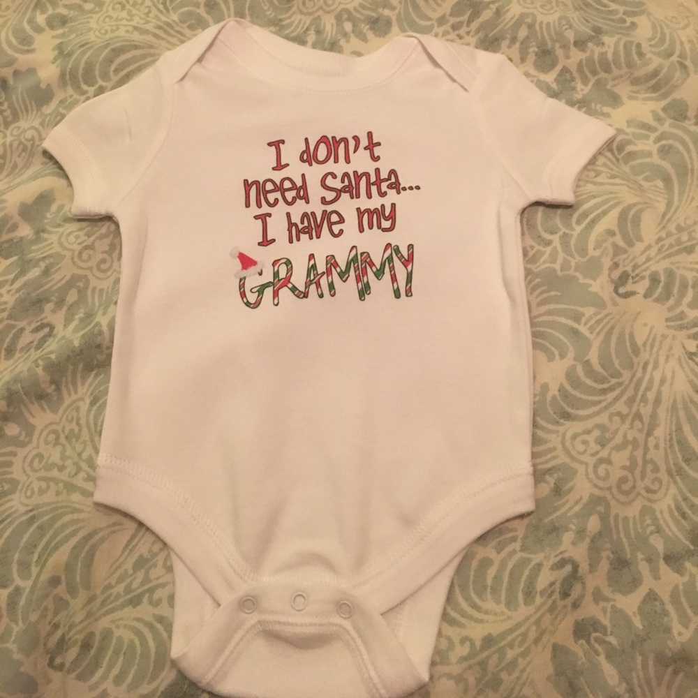 “I Don’t Need Santa” Onesie
