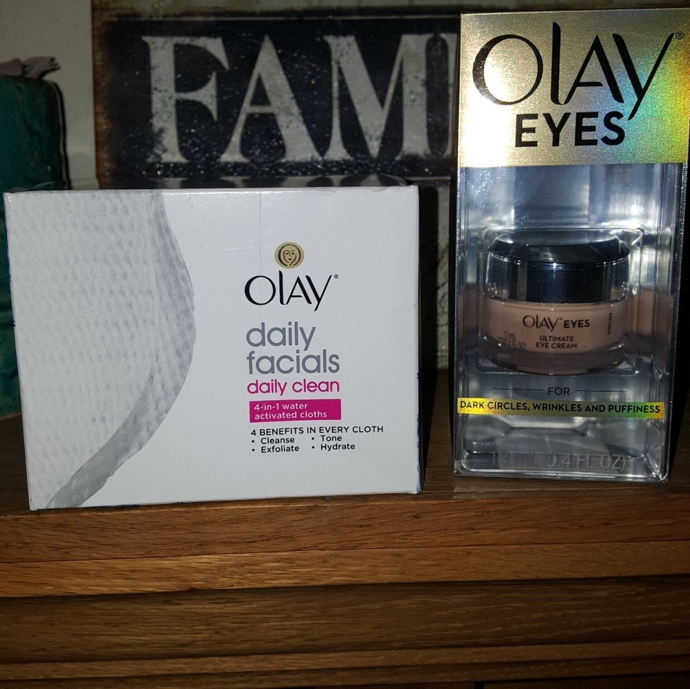 Olay eyes and Daily Facials