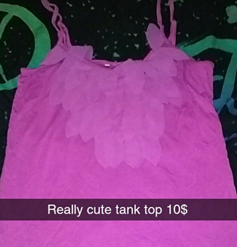 Dark pink tank top