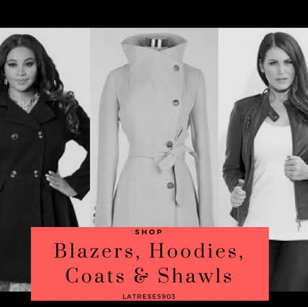 Blazers, Hoodies, Coats & Shawls!