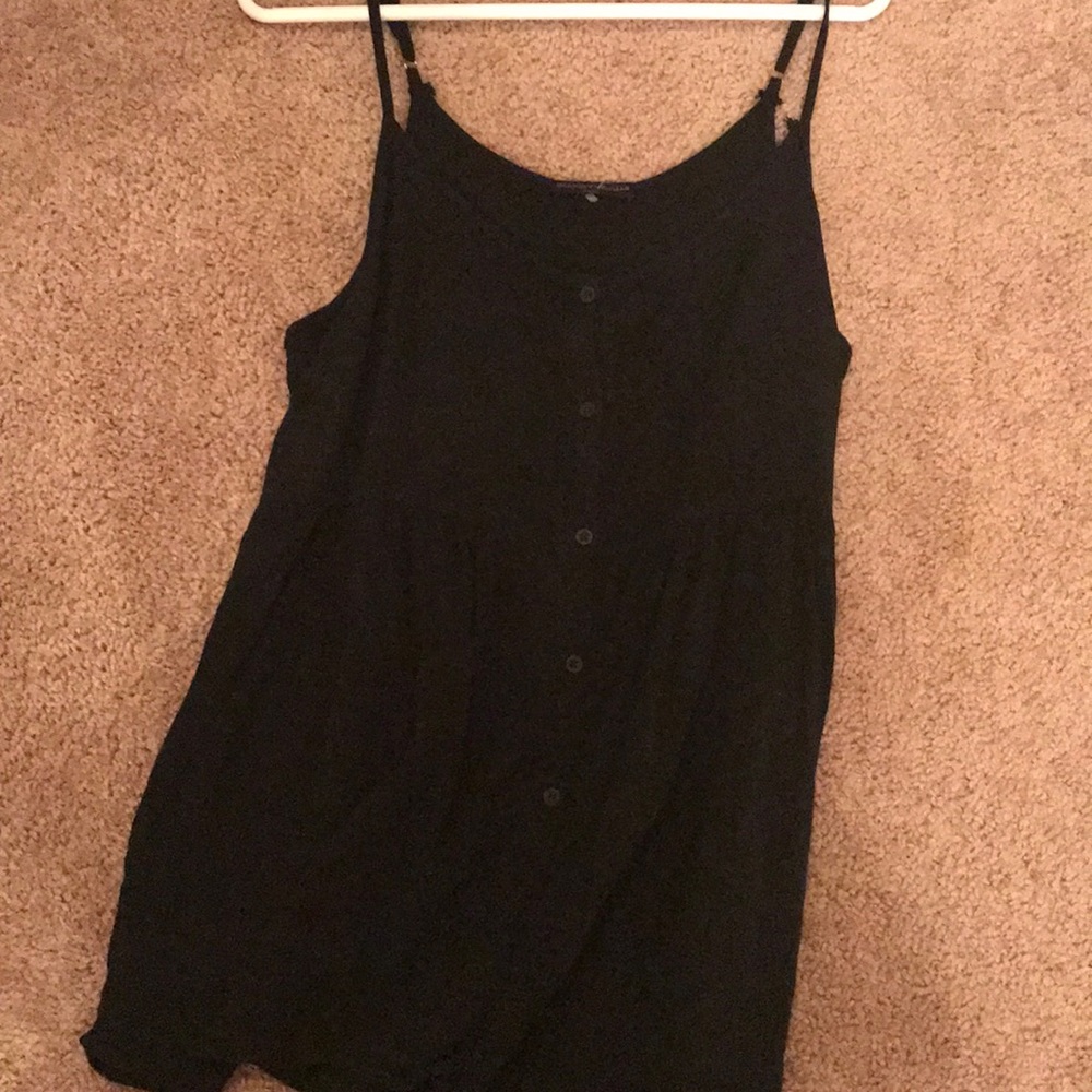 Never worn Brandy Melville  button down romper
