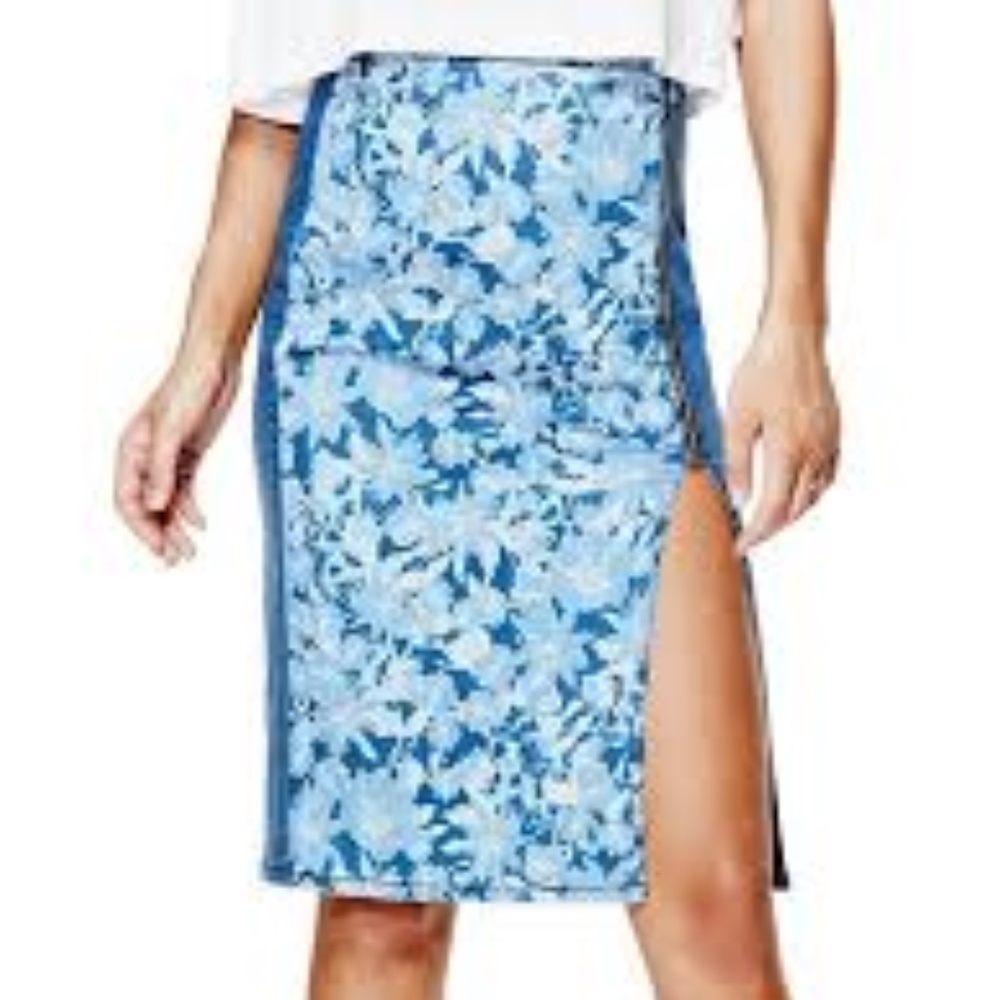 Guess Push Up Legging Tonifiant Jean Print Women's Skirt-M