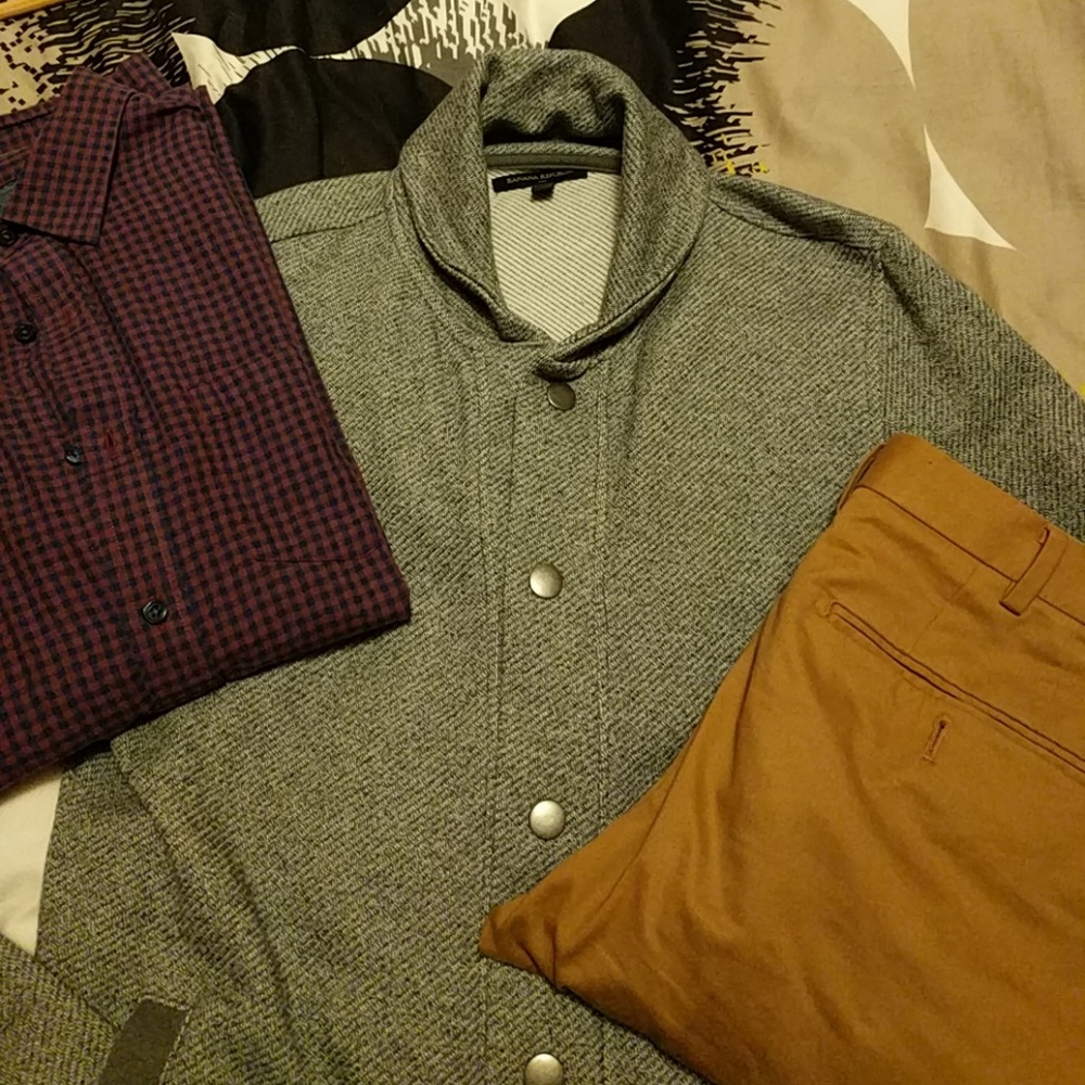 Heathered Metal Button Cardigan