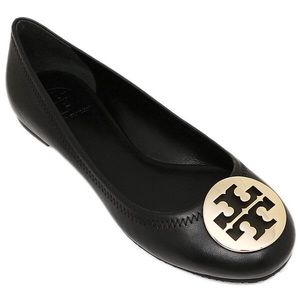 Tory Burch Black Flats